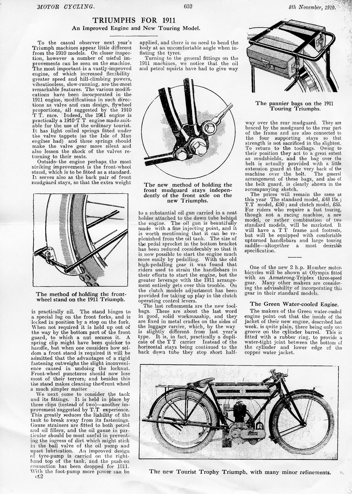 1911 Triumph Motorcycle review